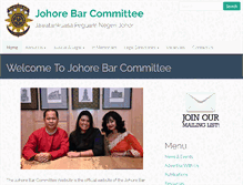 Tablet Screenshot of johorebar.org.my